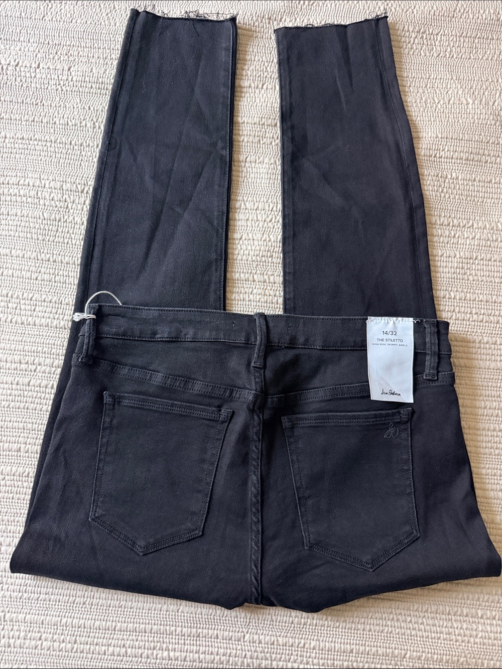 Sam Edelman The Stiletto High Rise Skinny Ankle Jeans in Black | Sz 32 - Picture 2 of 7